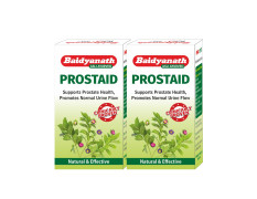 Baidyanath Prostaid 50 Tablets (Pack of 2) – Ayurvedic Supplement with Swarna Makhika Bhasma, Shilajeet, Kababchini, Safed Chandan & More