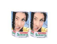 Baidyanath Surakta Tablets - Pack of 2 (50 Each) | Herbal Formula with Neem, Amla, Ashwagandha & More | Supports Clear Skin & Inner Wellness | Skin Care Solution