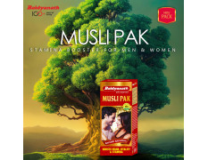 Baidyanath Musli Pak - Made with Pure Safed Musli for Strength and Vitality - 100g powder
