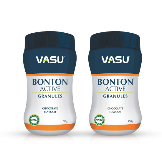Trichup Vasu Healthcare Bonton Active Granules For Strong And Healthy Bones, 250Gm (Pack Of 2)