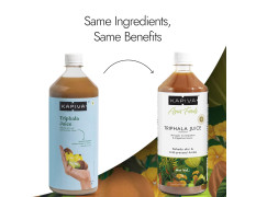 Kapiva Triphala Juice | 100% Ayurvedic | Relieves Constipation & Improves Digestion | No Added Sugar, 1L