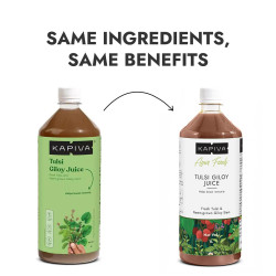 Kapiva Wild Tulsi Giloy Juice | Fresh Tulsi and Neem-grown Giloy to Support Immune Health