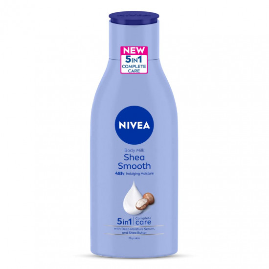 Nivea Body Lotion For Dry Skin, Shea Smooth, With Shea Butter, For Men & Women, 120 ml