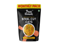 True Elements Steel Cut Oats 1.5kg - Oats | Healthy Source of Protein | Diet Food | 100% Wholegrain | Cereal for Breakfast