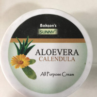 BAKSONS Sunny Aloevera Calendula Cream - 125 g [Pack of 2]