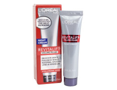 L'Oreal Paris Revitalift Volume Filler Night Cream, 0.5 Oz Travel Size