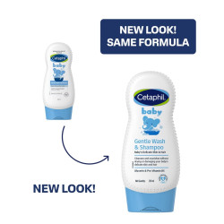Cetaphil Baby Shampoo & Wash, White, Chamomile, 230 ml