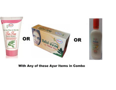 Loreal Skin Perfection Micellar Eye Make Up Remover Gel 125ml with Ayur Product in Combo