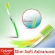 Colgate Slim Soft Advanced Toothbrush for adults -Multicolor,Manual,1 Piece (Ultra Soft)