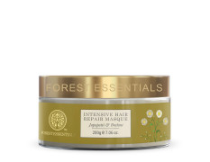 Forest Essentials Intensive Hair Repair Masque Japapatti & Brahmi | Ayurvedic Deep Nourishing Hair Mask | Repairs Dry, Frizzy, Damaged & Chemically Treated Hair | Natural Hair Mask With Banana Pulp and Fresh Herb Infusions of Methi, Brahmi and Nag
