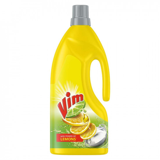 VIM Fresh Lemon Fragrance Dishwash Liquid Gel 1.8 L, Leaves No Residue, Grease Cleaner For All Utensils - Liquid Kitchen Soap, (VIMJ1R5)