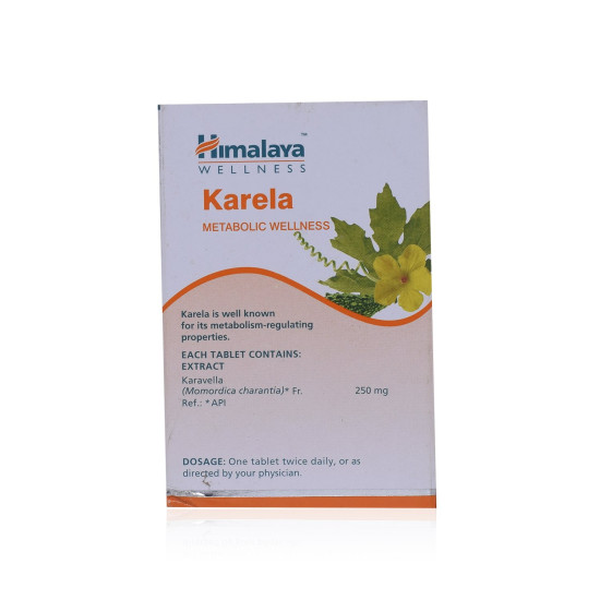 Himalaya Metabolic Wellness Tablets - Karela, 60 Pieces Box