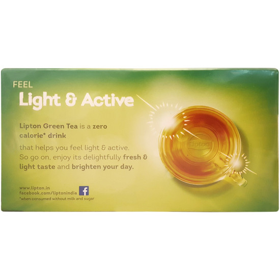 Lipton Green Tea Bags - Pure and Light, 25 Bags Carton