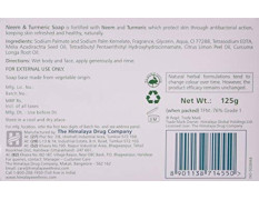 Himalaya Herbals Neem and Turmeric Soap, 125g