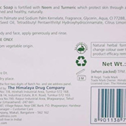 Himalaya Herbals Neem and Turmeric Soap, 125g