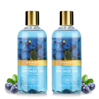 Vaadi Herbals Shower Gel, Midnight Blueberry, 300g (Pack of 2)