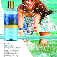 Vaadi Herbals Shower Gel, Midnight Blueberry, 300g (Pack of 2)