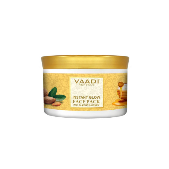 Vaadi Herbals Instant Glow Face Pack, Almond and Honey, 600g