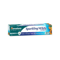 Himalaya Sparkling White Toothpaste | For Whiter & Stronger Teeth | No Chemical Bleach | With Papaya & Pineapple Enzymes | 80g