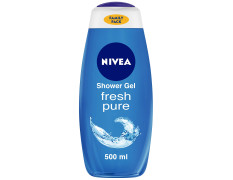 NIVEA Body Wash, Fresh Pure Shower Gel, Refreshing Aquatic Scent, 500 ml
