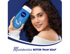 NIVEA Body Wash, Fresh Pure Shower Gel, Refreshing Aquatic Scent, 500 ml