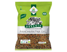 24 Mantra Organic Unpolished Panchratan Dal/Mixed Dal - 500gms | Pack of 1 | 100% Organic | Chemical Free & Pesticides Free | Adds variety to your Menu