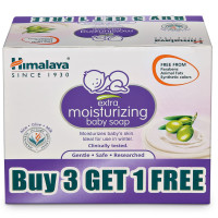 Himalaya Extra Moisturizing Baby Soap (300g),buy 3 get 1 free(4N X 75g)