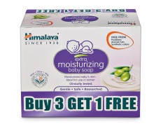 Himalaya Extra Moisturizing Baby Soap (300g),buy 3 get 1 free(4N X 75g)