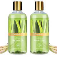 Vaadi Herbals Enticing Lemongrass Shower Gel, 300g (Pack of 2)