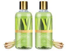 Vaadi Herbals Enticing Lemongrass Shower Gel, 300g (Pack of 2)