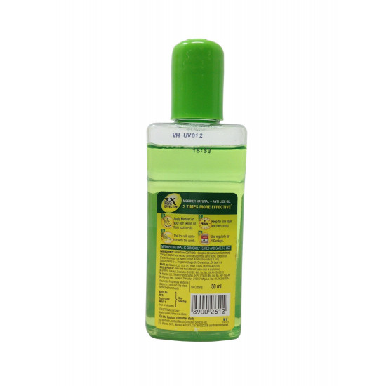 Mediker Hair Oil - Anti Lice, 50ml Bottle