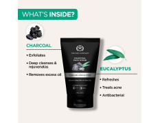 The Man Company Charcoal Tan Removal Face Scrub for Glowing Skin | Anti Acne, Blackhead Remover for Oily Skin (100 g (Pack of 1))