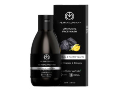 The Man Company Activated Charcoal Face Wash for Men - 100ml | Exfoliating & Brightening Face Wash | Enriched with Ylang Ylang & Argan Essential Oils | Anti Pollution, Acne Oil Control | Deep Cleansing | Blackheads Removal