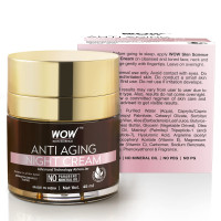 WOW Skin Science Cream Anti Aging No Parabens & Mineral Oil Night Cream, 50mL