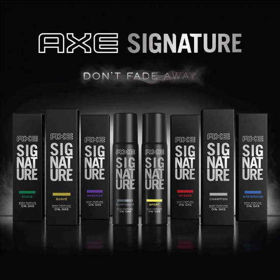 AXE Signature Body Perfume, Intense, 122Ml, Spray, Men
