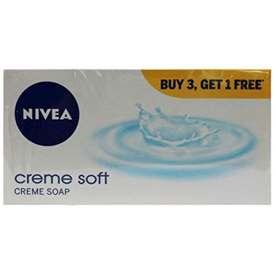 Nivea Creme Care Soap,75g (Buy 3 Get 1 Free)