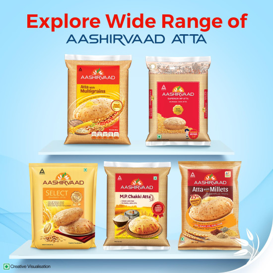Aashirvaad Sugar Release Control Atta, 5kg Pack, Low GI Atta