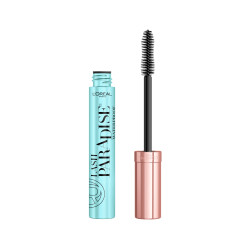 L'Oreal Paris Volumising Mascara, Waterproof, Enriched Caring Formula, Smudge-Proof Wear, Lash Paradise, Colour: Black, 7.6 ml