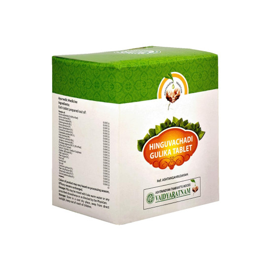 Vaidyaratnam Hinguvachadi Gulika Tablet (100 Tablets) Vaidyaratnam Hinguvachadi Gulika Tablet (100 Tablets)