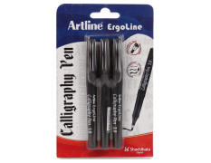 Artline Ergoline Calligraphy Pen Set - Pack of 3 (Black)