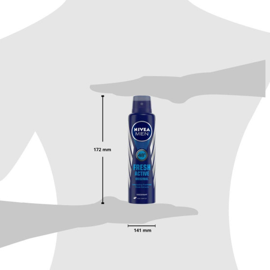 Nivea Fresh Active Deodorant For Men, 450ml