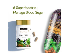 Kapiva Dia Free Capsules | Helps Manage Blood Sugar Levels With Karela, Jamun & Gudmar | 100% Ayurvedic Capsules with Powerful Herbs | 1 Month Pack for Diabetes/Diabetic Care | 60 Capsules/Tablet