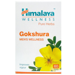 Himalaya Men's Wellness Tablets - Gokshura, 60 Pieces Carton