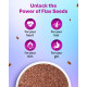 True Elements Flax Seeds 500g - Alsi Seeds | Flax Seeds for Hair Growth | Raw Seeds for Eating | Source of Iron & Dietary Fibre | Rich in Protein