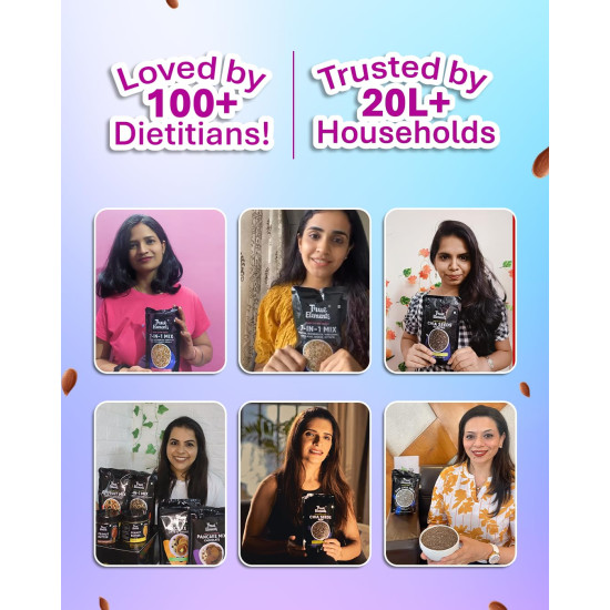 True Elements Flax Seeds 500g - Alsi Seeds | Flax Seeds for Hair Growth | Raw Seeds for Eating | Source of Iron & Dietary Fibre | Rich in Protein