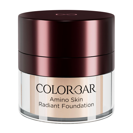 Colorbar Amino Skin Radiant Cream Foundation, Sand Medium 005, 15g | Smooth and Satin finish | High-coverage | Suitable for all skin types Colorbar Amino Skin Radiant Cream Foundation, Sand Medium 005, 15g | Smooth and Satin finish | High-coverage | Suitable for all skin types