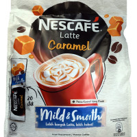 Nescafe Latte Caramel, 500Gm - Pack Of 20, Ground, Bag