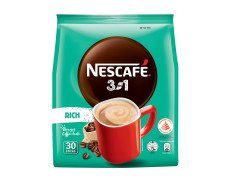 Nescafe 3 in 1 Rich Coffee Powder - 25 Sachets Bag, 475 g