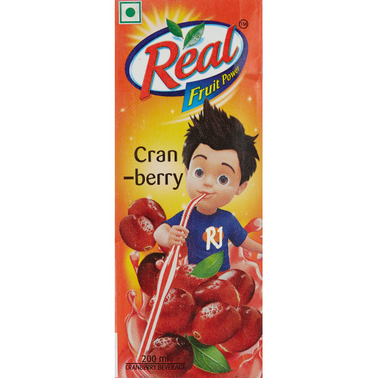 Real Fruit Power , Cranberry Juice – 180ml