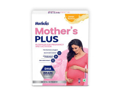 Horlicks Mother's Horlicks Plus Powder, Health Drink For Pregnancy & Lactation, Protein For Healthy Birth Weight, No Added Sugar, Kesar Flavour, Refill, 500G